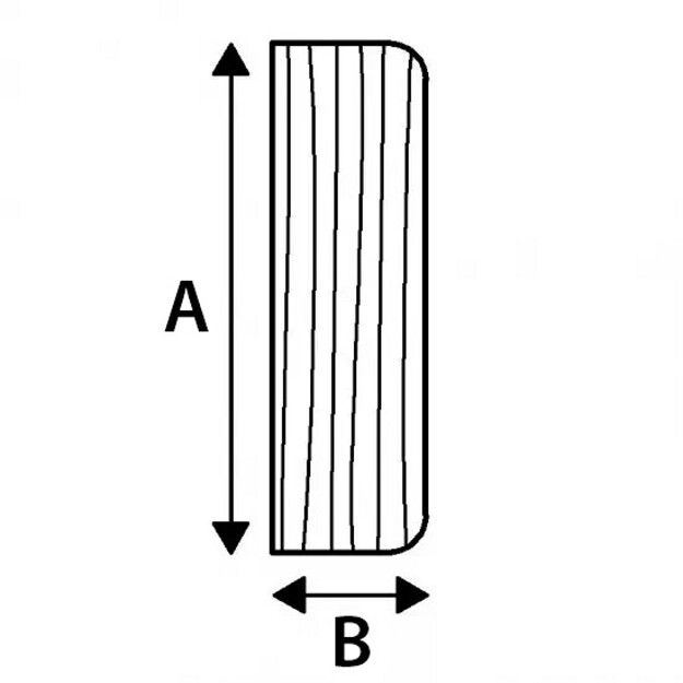 TIIKKILISTA 25X5MM/2M