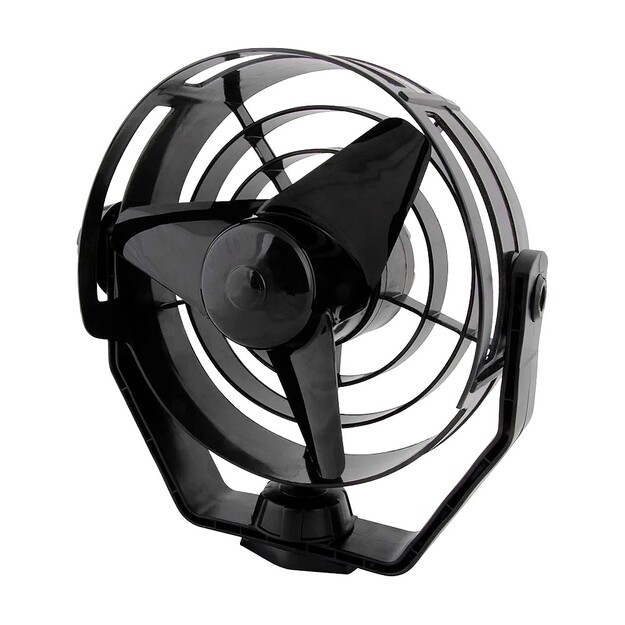 TUULETIN CABIN 12V, MUSTA