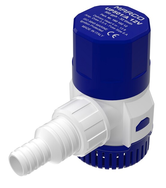 UPPOPUMPPU AUTOMAATTINEN PILSSIPUMPPU UP501/A 12V 32L/MIN
