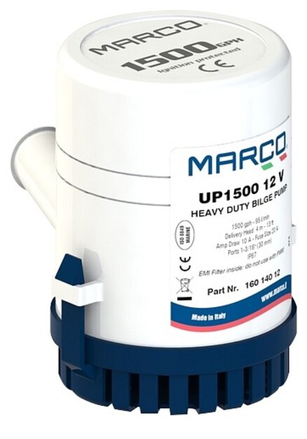 UPPOPUMPPU UP1500 12V 95L/MIN