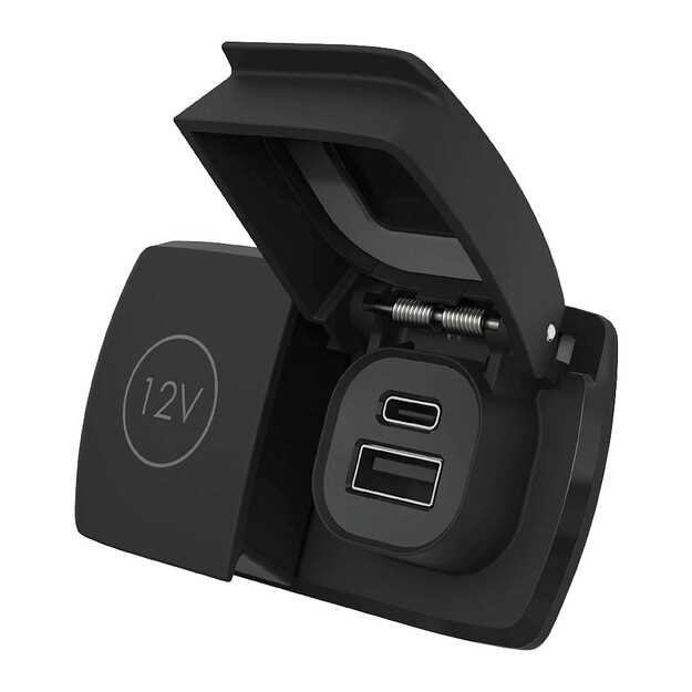 USB-A/C PISTOKE 12V FLIP PRO DUO