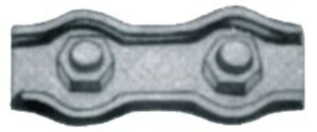 VAIJERILUKKO DUPLEX 5MM GALV.