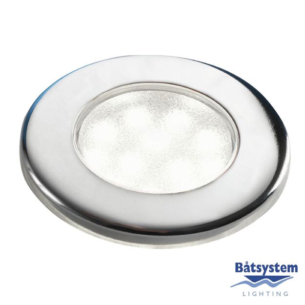 VALAISIN CORONA SMD LED, KROMI, PUNAINEN/VALKOINEN
