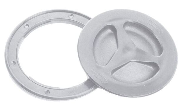 VALKOINEN MUOVINEN TARKASTUSLUUKKU 204MM