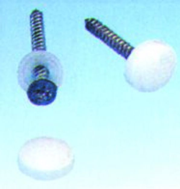 VALKOINEN RUUVIN PEITELEVY 4,8-6,0MM