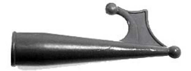 VENEHAAN PÄÄ MUSTA NAILON 25MM