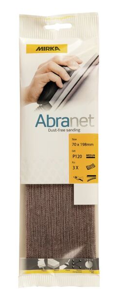 VERKKOHIOMAPYÖRÖT MIRKA ABRANET 70x198MM P180