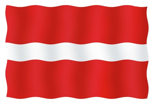 VIERAILULIPPU 20X30CM, LATVIA