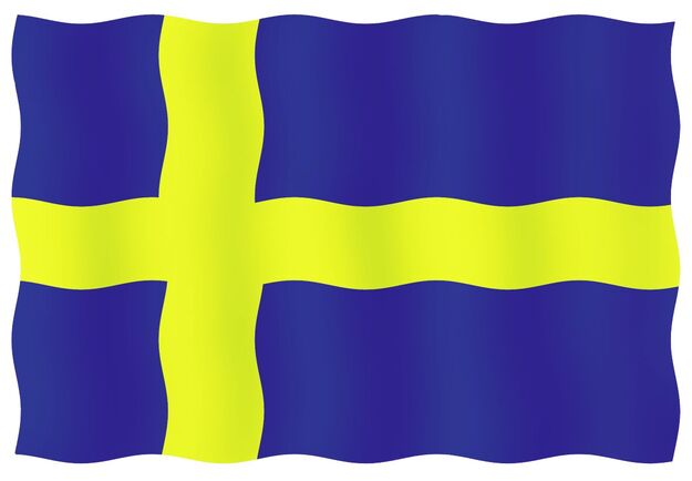 VIERAILULIPPU 20X30CM, RUOTSI