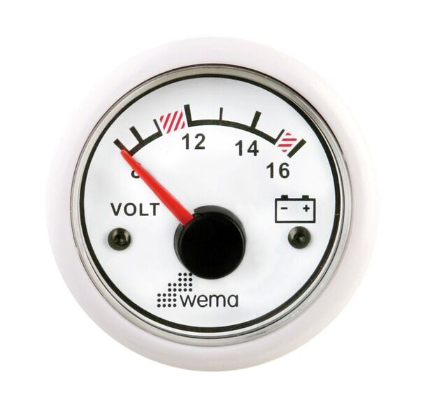 VOLTTIMITTARI 12V, VALKOINEN