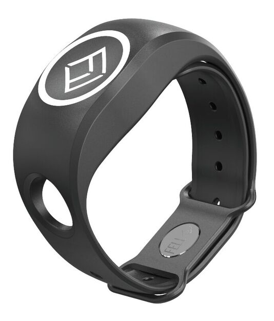 xBAND RANNEKE xFOB LÄHETTIMELLE, MUSTA